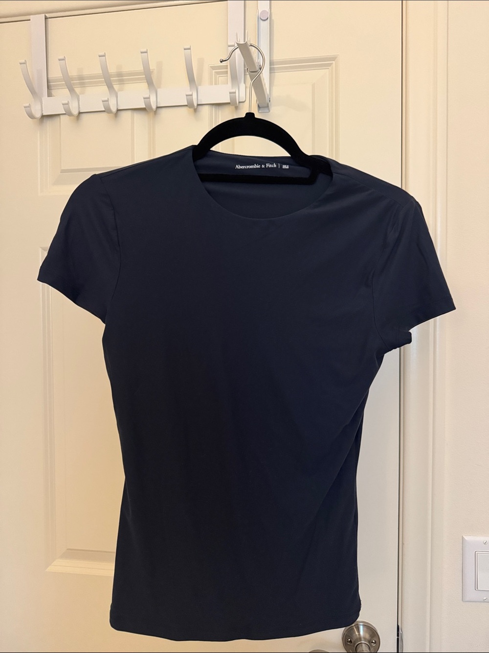 Abercrombie & Fitch Navy Short Sleeve Crew Tee
